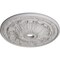 Ekena Millwork Flagstone Ceiling Medallion (Canopies up to 3 7/8"), 30"OD x 3 7/8"ID x 3 1/4"P, Ultra Pure White CM30FLUWF - alternate 2